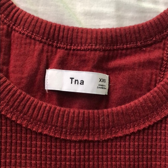 Aritzia TNA Alder waffle knit top - Picture 4 of 8